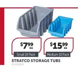 Stratco STRATCO STORAGE TUBS offer