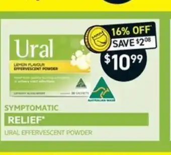Chemist King URAL EFFERVESCENT POWDER offer
