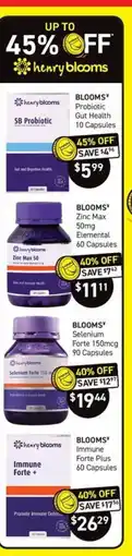 BLOOMS Probiotic Gut Health
