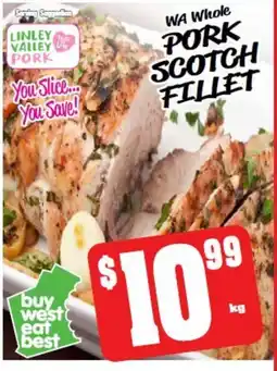 Farmer Jack's PORK SCOTCH FILLET offer