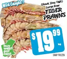 Farmer Jack's TIGER PRAWNS offer