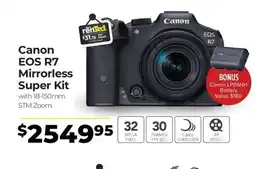 Teds Cameras Canon EOS R7 Mirrorless Super Kit offer
