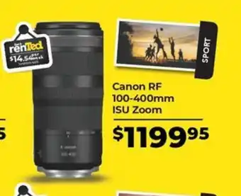 Teds Cameras Canon RF 100-400mm ISU Zoom offer