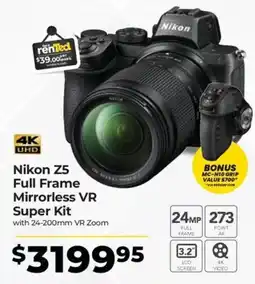 Teds Cameras Nikon Z5 Full Frame Mirrorless VR Super Kit offer