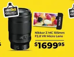 Teds Cameras Nikkor Z MC 50mm F2.8 Micro Lens offer