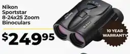 Teds Cameras Nikon Sportstar 8-24x25 Zoom Binoculars offer