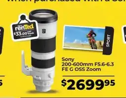Teds Cameras Sony 16-35mm F4 PZ Power Zoom offer