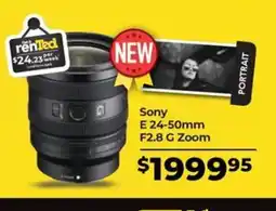 Teds Cameras Sony E 24-50mm F2.8 G Zoom offer