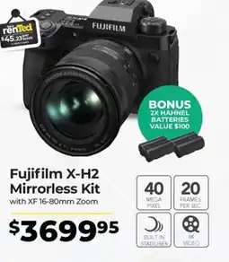 Teds Cameras Fujifilm X-H2 Mirrorless Kit offer