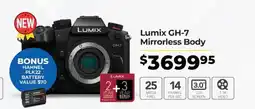 Teds Cameras Lumix GH-7 Mirrorless Body offer