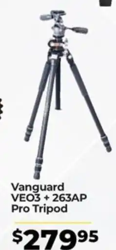 Teds Cameras Vanguard VEO3 + 263AP Pro Tripod offer