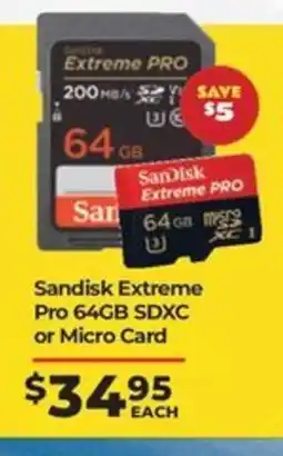 Teds Cameras Sandisk Extreme offer