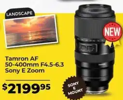 Teds Cameras Tamron AF 50-400mm F4.5-6.3 Sony E Zoom offer