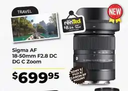 Teds Cameras Sigma AF 18-50mm F2.8 DC offer
