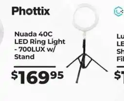 Teds Cameras Nuada 40C LED Ring Light -700LUX w/ Stand offer