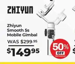 Teds Cameras Zhiyun Smooth 5s Mobile Gimbal offer