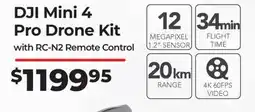 Teds Cameras DJI Mini 4 with RC-N2 Remote Control offer