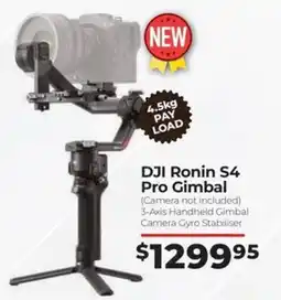 Teds Cameras DJI Ronin RS 3 Gimbal (Camera not included) 3-Axis Handheld Gimbal Camera Gyro Stabiliser offer