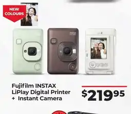Teds Cameras Fujifilm INSTAX LiPlay Digital Printer + Instant Camera offer