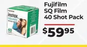 Teds Cameras Fujifilm SQ Film 40 Shot Pack offer