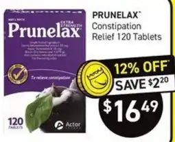 Chemist King PRUNELAX W Constipation Relief 120 Tablets offer