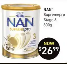 Chemist King NAN Supremepro Stage 3 800g offer