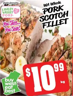 WA Whole PORK SCOTCH FILLET
