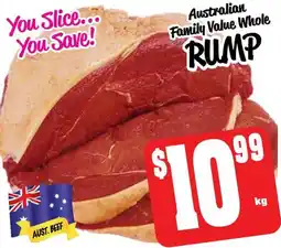 Farmer Jack's Australian Family Value Whole RUMP offer