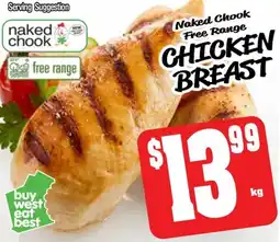 Naked Chook Free Range CHICKEN BREAST