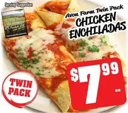 Farmer Jack's Avon Farm Twin Pack CHICKEN ENCHILADAS offer