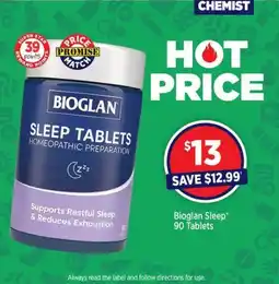 Star Discount Chemist Bioglan Sleep* 90 Tablets offer