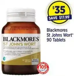 Star Discount Chemist Blackmores St Johns Wort 90 Tablets offer