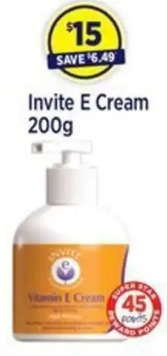 Star Discount Chemist Invite E Cream 200g offer