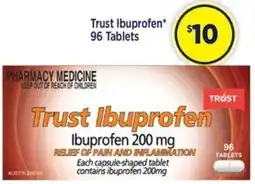 Star Discount Chemist Trust Ibuprofen* 96 Tablets offer