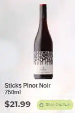 Sticks Pinot Noir 750ml