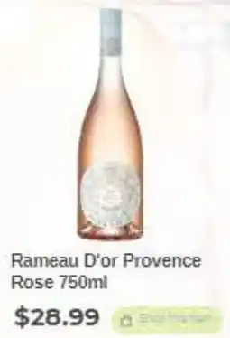 Rameau D'or Provence Rose 750ml