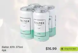 Balter XPA 375ml 4pk