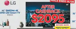 Betta LG 75" QNED86 4K UHD LED Smart TV offer