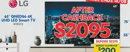 Betta LG 55" QNED86 4K UHD LED Smart TV 858222 offer