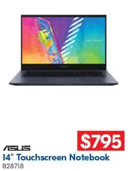 Betta ASUS 14" Touchscreen Notebook offer