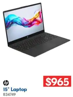 hp 15" Laptop 834749