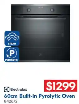 Betta Electrolux 60cm Built-in Pyrolytic Oven offer