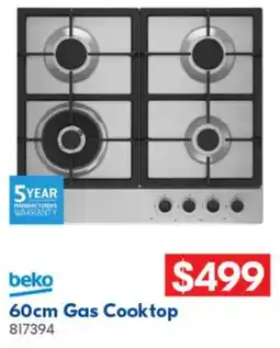 Betta beko 60cm Gas Cooktop offer