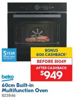 Betta beko 60cm Built-in Multifunction Oven offer