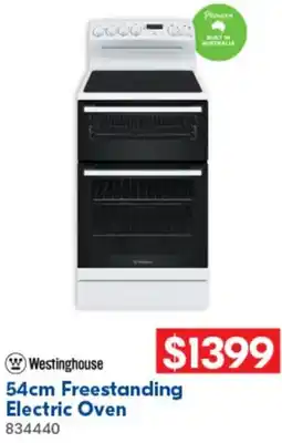 Betta Westinghouse 54cm Freestanding Electric Oven offer