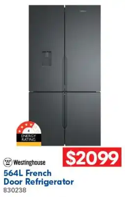 Betta Westinghouse 564L French Door Refrigerator offer