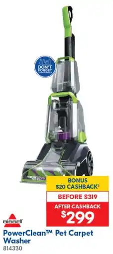 Betta PowerClean Pet Carpet Washer offer