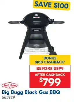 Betta Beef Eater Big Bugg Black Gas BBQ offer