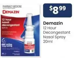 Demazin 12 Hour Decongestant Nasal Spray 20ml
