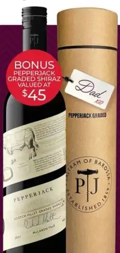 PEPPERJACK GRADED SHIRAZ